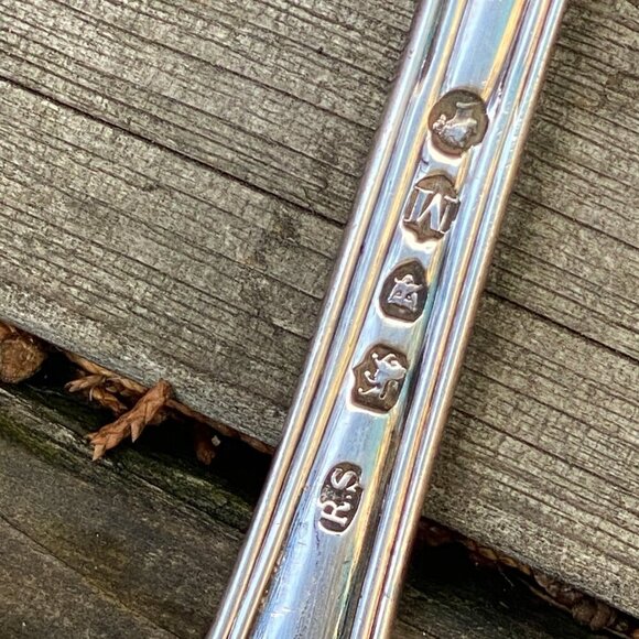 Lot of 2 Vintage 1900s Silver Spoons - Picture 3 of 7